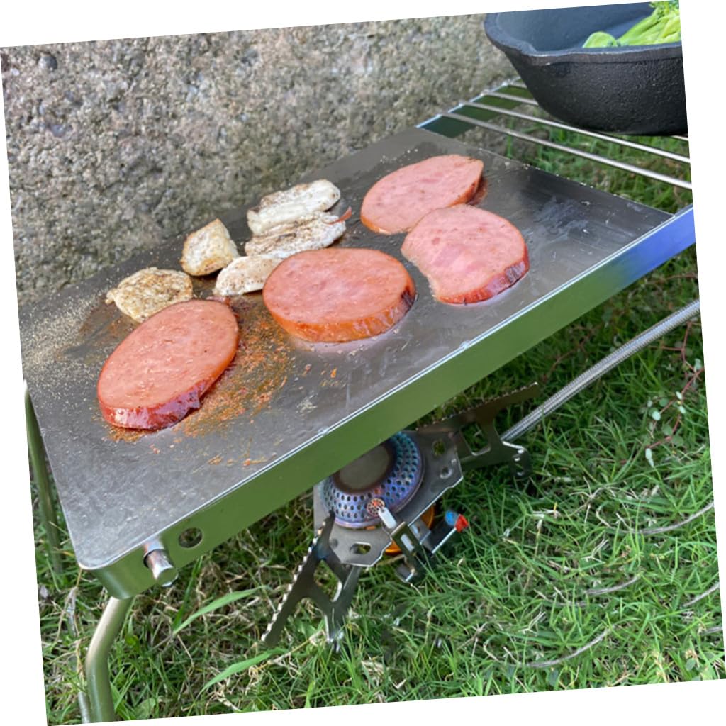 Toyvian Plancha Para Barbacoa Parrilla Portátil Estufa De Barbacoa Acero Inoxidable
