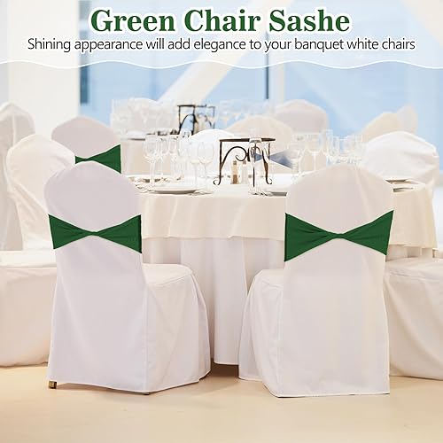 Miniatura 6 de Kinlop 50 bandas de elastano para silla, lazos para silla, bandas deslizantes para fundas de silla, bandas elásticas para silla, lazos sin hebilla,