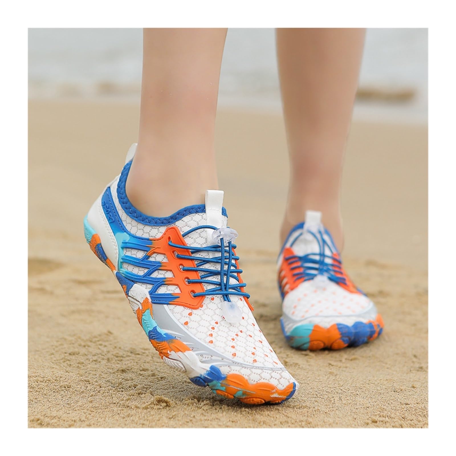Zapatillas acuáticas Unisex Secado rápido Antideslizantes Playa natación Surf Descalzas