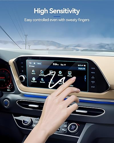 Miniatura 277 de Protector de pantalla de coche para Ford Edge 2024 2025 2023 2022 2021 (SE/SEL/ST-Line/Titanio/ST) Accesorios Protector de pantalla de vidrio