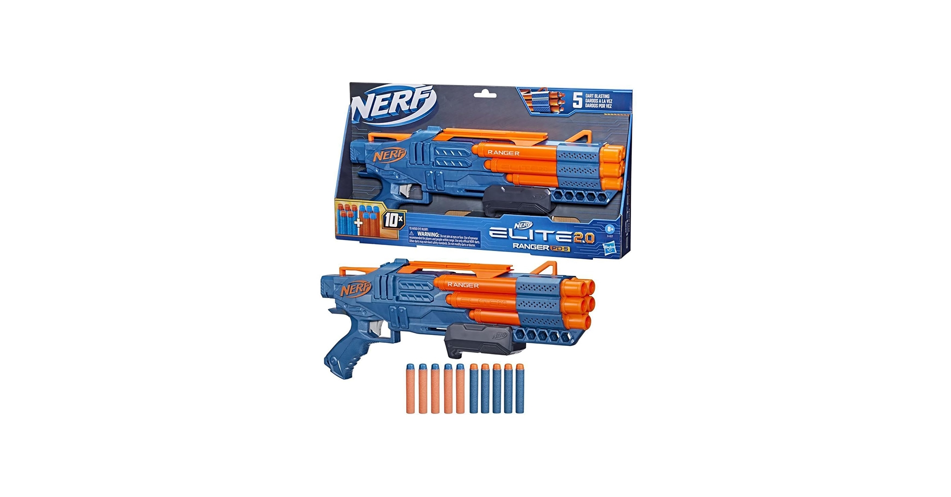 Amazon.com: Nerf Elite 2.0 Ranger PD-5 : Toys & Games