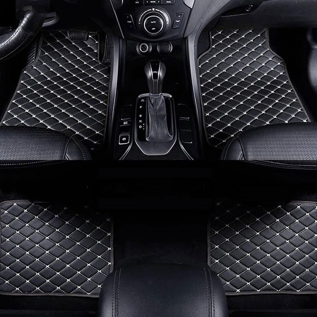 NIKTVEZ Car Mats, for Audi R8 RS3 RS4 RS5 RS6 RS7 A1 A3 A4 A5 A6 A7 A8 Non-Slip Floor Mat Heavy Duty Car Floor Mat for Cars Water Proof & Easy To Clean,C