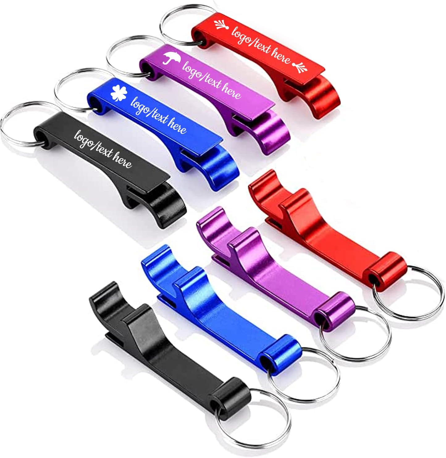 48Pcs Personalized Bottle Opener Custom Keychain Bulk Customized Wedding Party Baby Shower Favors Gifts for Guests