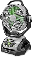 EGO Power+ FN1000 10-Inch Cordless Oscillating Misting Fan - 1700 CFM, 20 MPH, 6 Speeds, 3 Misting Modes, App Control