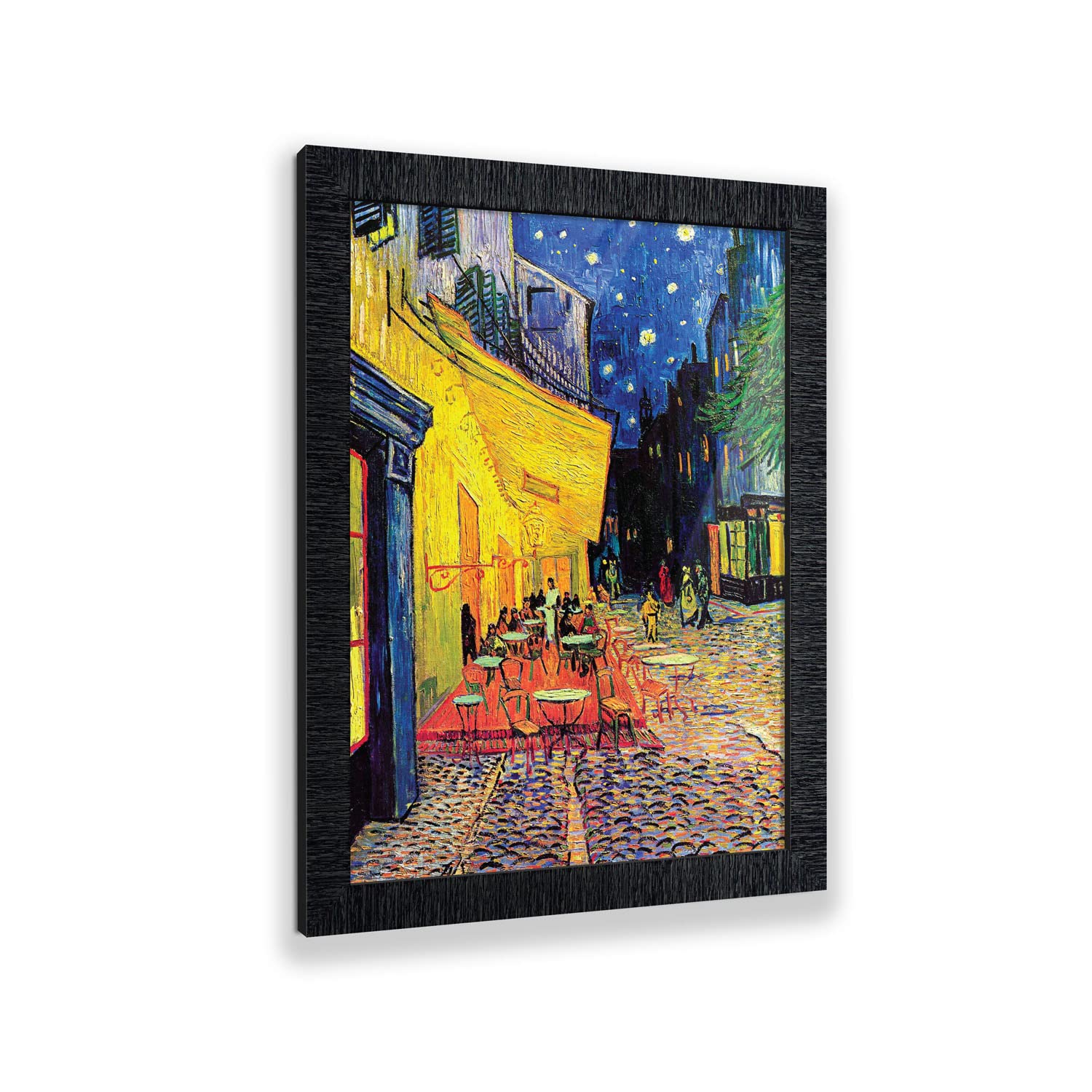 Amazon.com: Cafe Terrace at Night by Vincent Van Gogh Framed Print