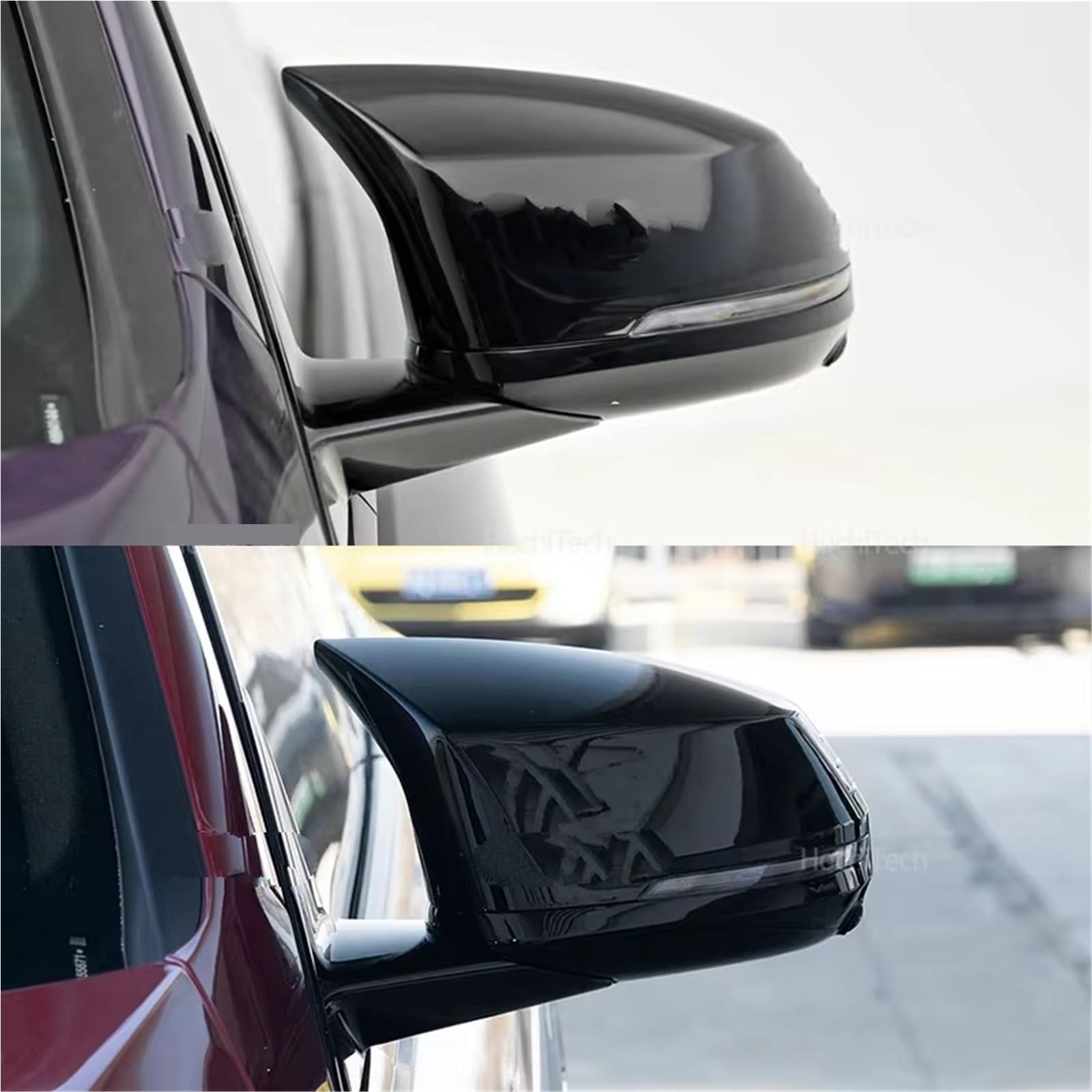 Calotta Specchietto Retrovisore Per BMW Serie 1 2 Per F70 Per U06 Per F74 Copertura Specchietto Retrovisore Nero Lucido Di Ricambio Calotte Specchietti