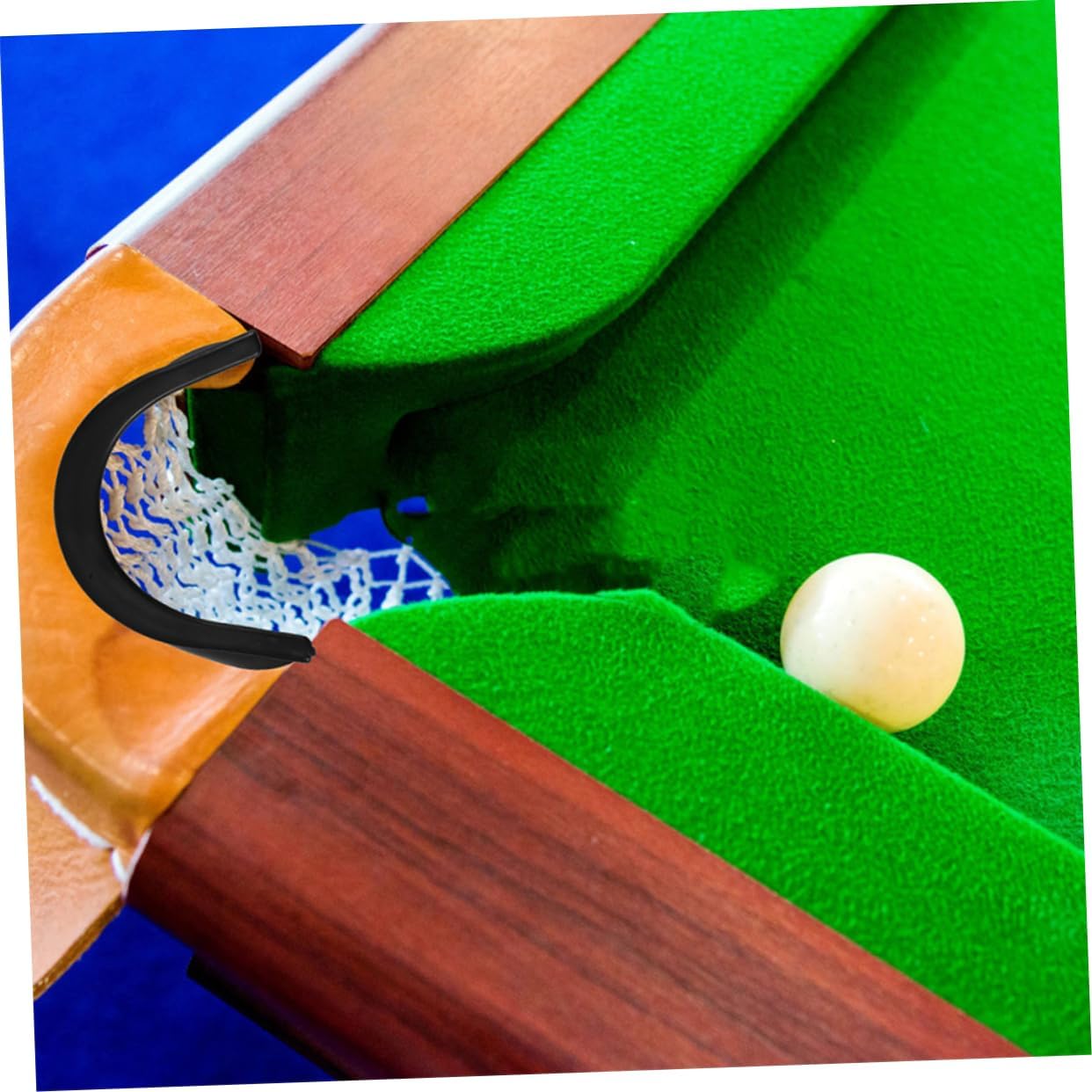 YARNOW 6pcs Pool Table Parts Billiard Hole Liners Replacement Kit Plastic Liners for Billiard Pockets Non-Slip Surface