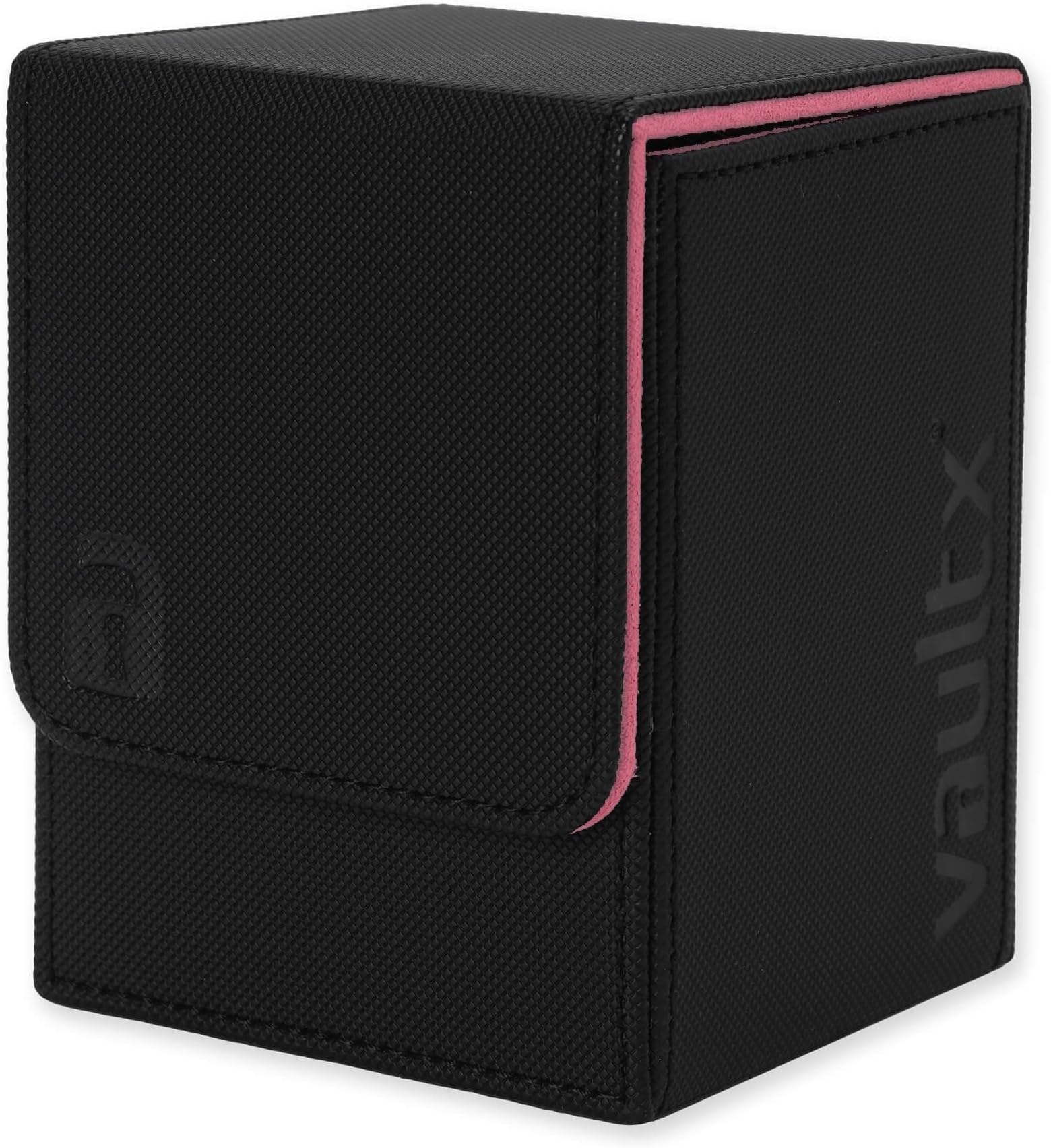 Premium eXo-Tec Deck Box - Large Size for 100+ Sleeved Cards - PVC Free Card Holder for TCG (Electric Pink)