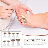 Vista 7 de Beaupretty Protector de uñas 8pcs Splitter Nail Polish Stand Foot Pedicure Tools