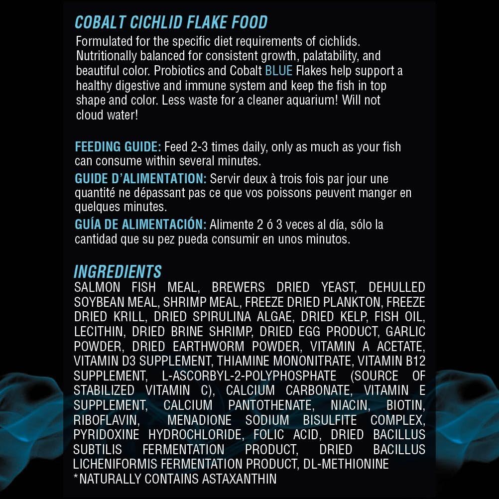 Cobalt Aquatics Cichlid Flake 10 lbs. Bulk