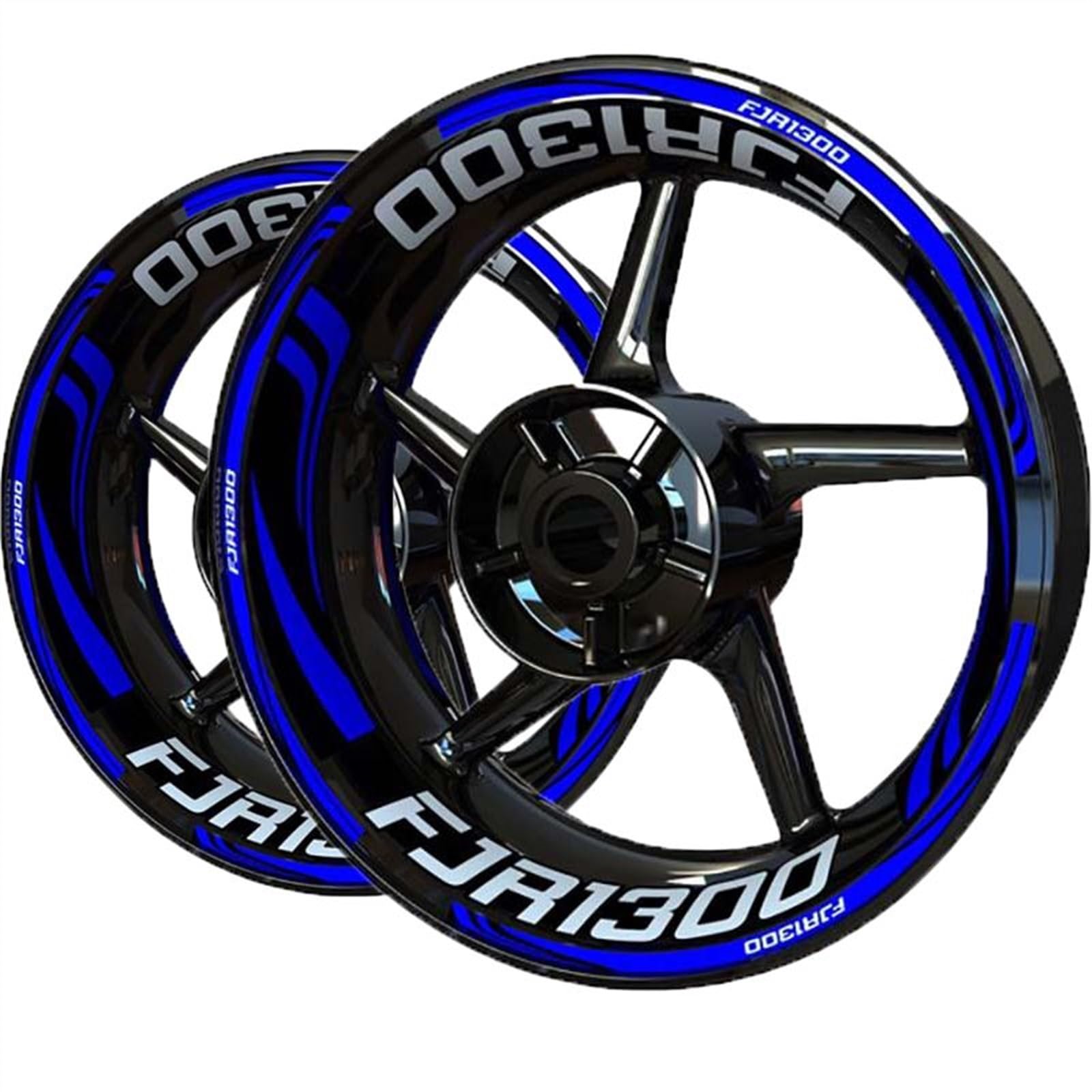 Applique for for Fjr1300 Sticker Decal for Fjr 1300 Wheel Rim Front and Rear Set(A1)