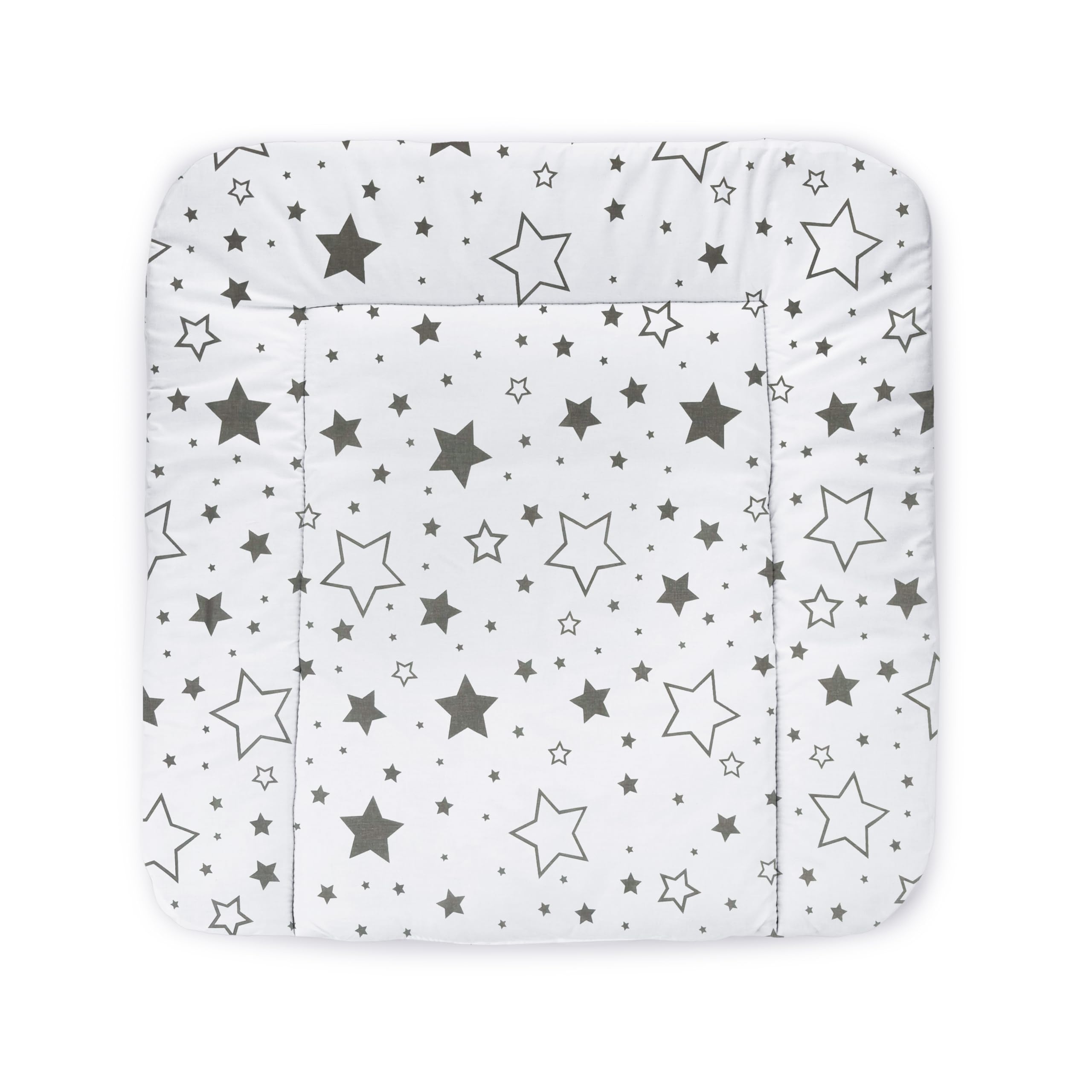 Balbina Cambiador resistente al agua, lavable, cambiador, cambiador, cambiador, lavable, cambiador, esterilla para cambiador, 85 x 75 cm, estrellas mágicas, color menta