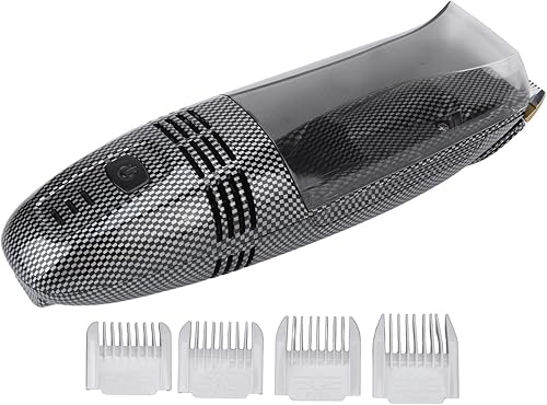 Diydeg Cortadora de pelo eléctrica, luz de recarga USB, recortadora de pelo al vacío con succión automática de cabello, recortadora de pelo
