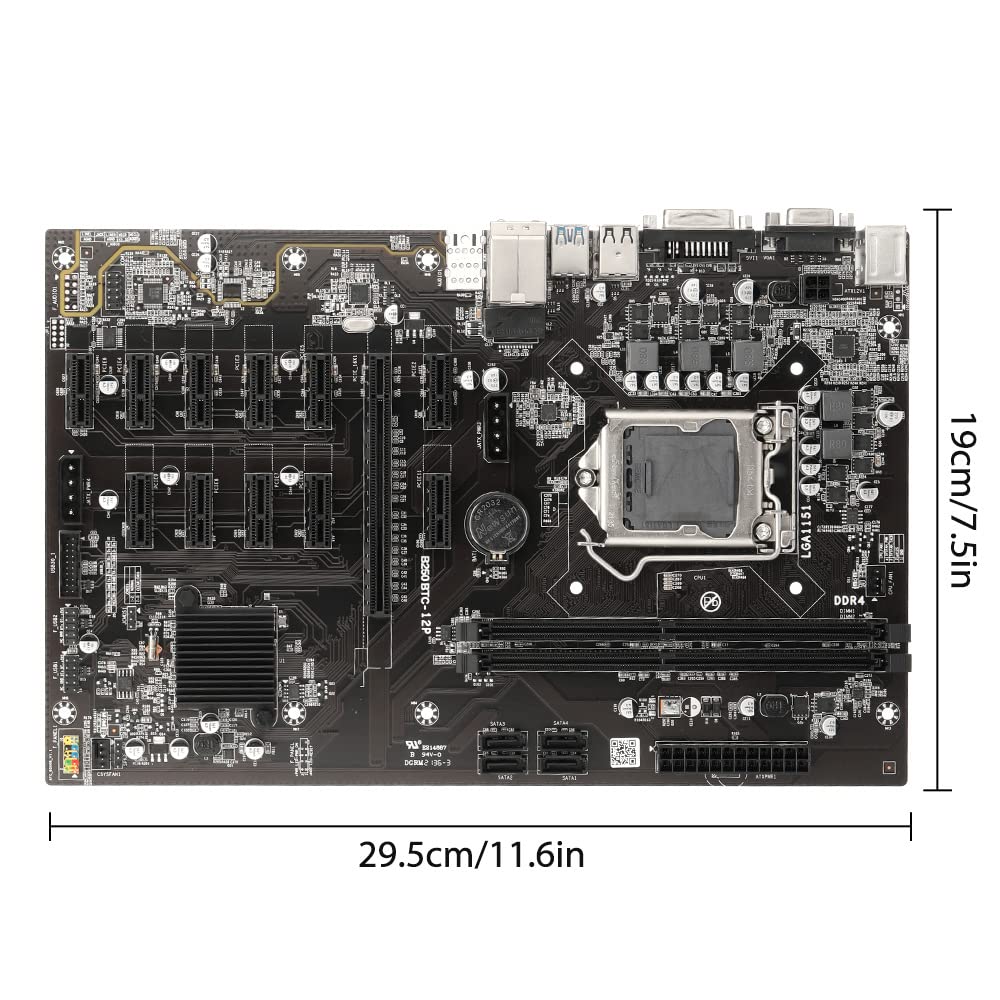 マザーボード Gles Prin Amazon | LGBOY 12 GPU マイニング B250 マザーボード G3900 CPU