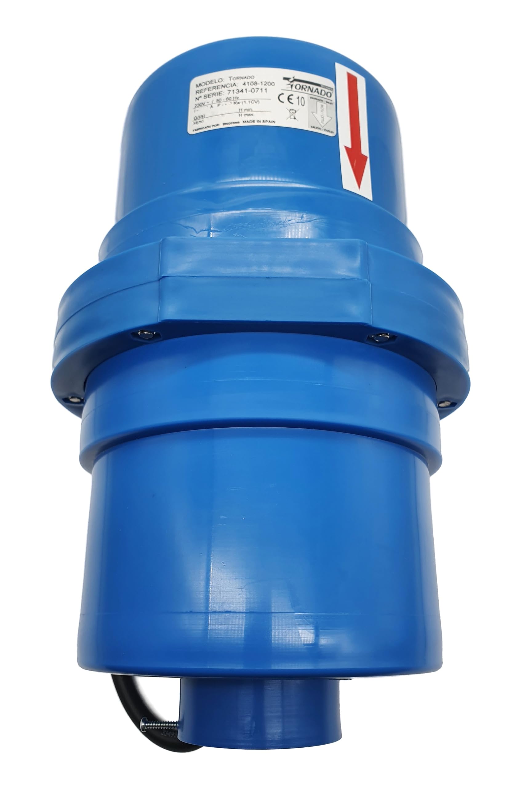Bomba Soplante de aire de Uso discontinuo de 1CV, ideal para spas o bañeras de hidromasaje.