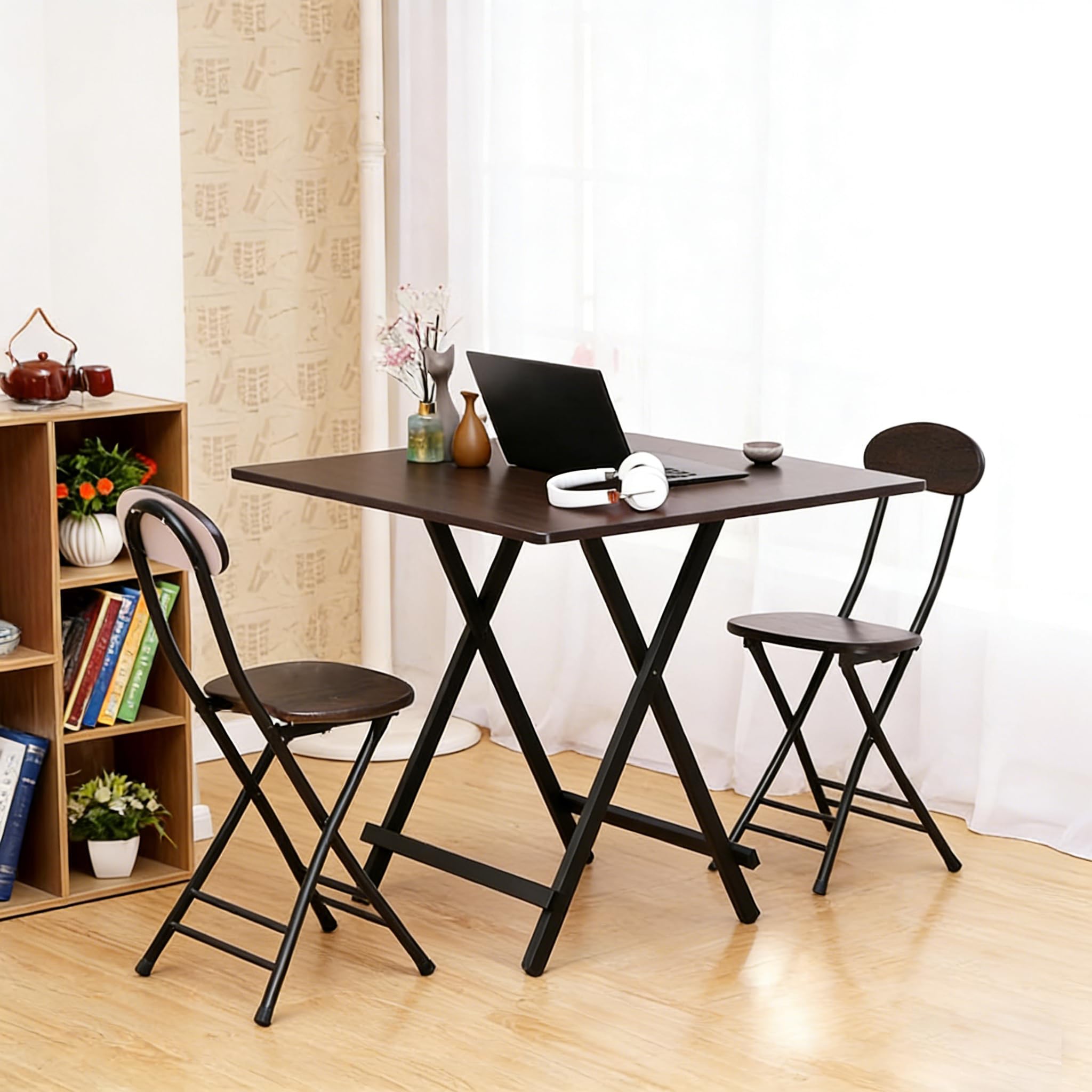 Probasto 折りたたみ デスクダイニングテーブル Amazon｜Probasto 折りたたみテーブル&チェアセット ダイニング