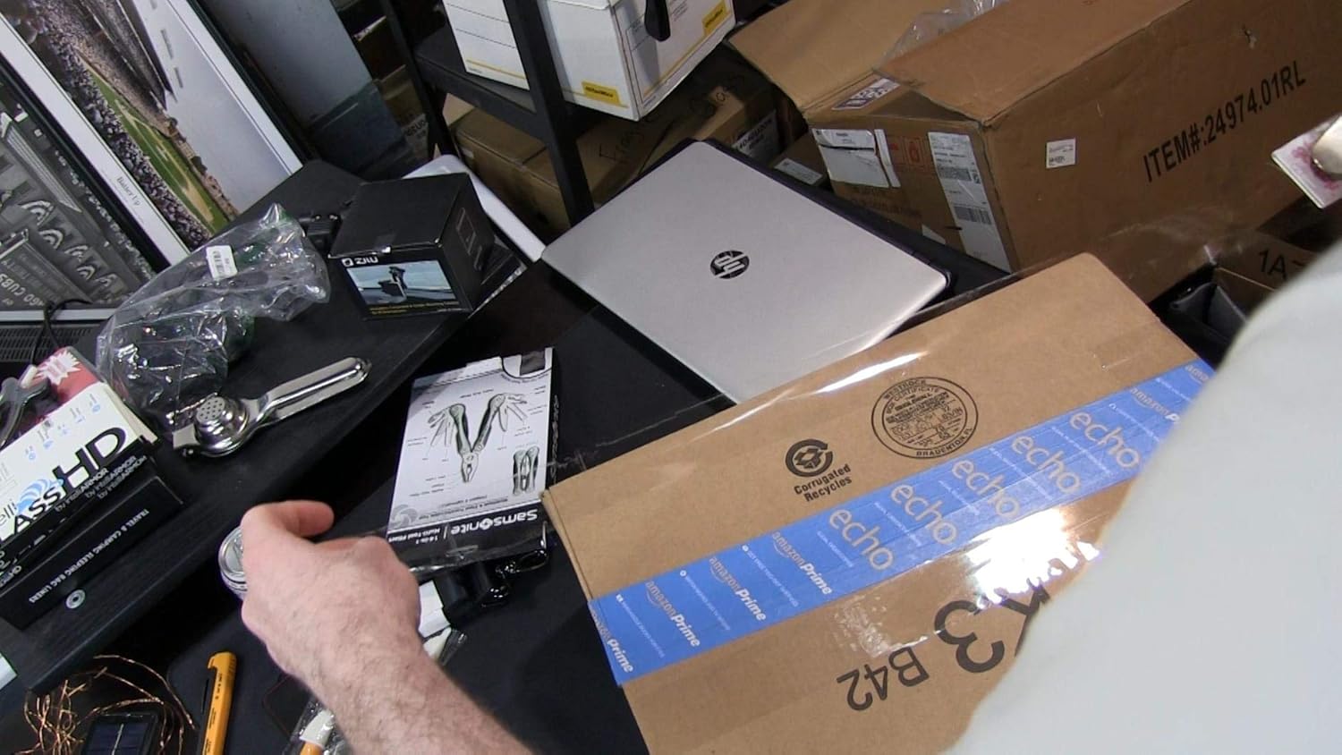 WOD CST18RA Clear Packing Tape - 2 inch x 55 Yards Per Roll (6-Rolls) - Your Thin Industrial Grade Aggressive Adhesive Shipping Box Packaging Tape for Moving, Office, Carton Sealing & Storage