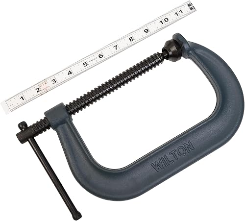 Miniatura 31 de Wilton Abrazadera en C, apertura de 4.3 in (4.0 in), 3.5 in garganta, 6200 Lbs. fuerza de sujeción (Modelo 404)