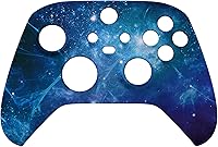Vista 9 de eXtremeRate Custom Shell for Xbox Series X & S Controller, Blue Nebula Replacement Cover Front Housing Cover for Xbox Core Controller Wireless