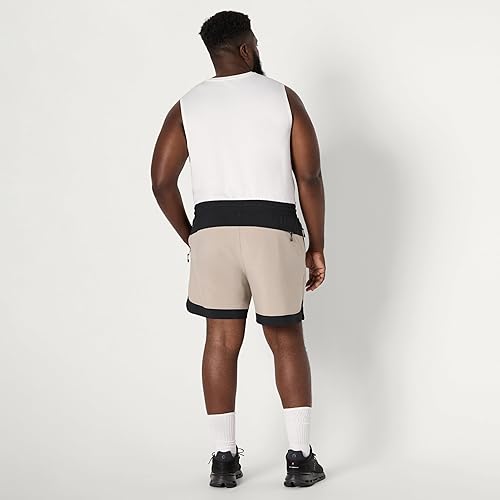 Miniatura 7 de Tienda Essentials Mens Athletic Performance Stretch Contrast Woven Gym Training Short with 6" Inseam