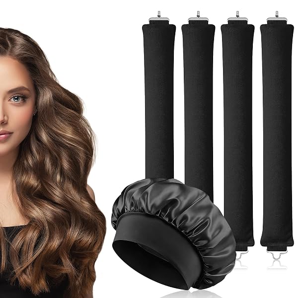 AOOWU Heatless Curls Band, 5-teilig