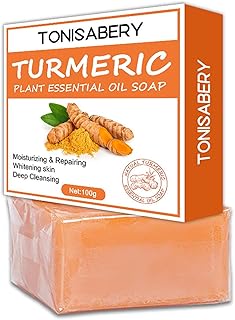 Sabonete em gengibre emagrecedor - sabão cúrcuma, sabonete gengibre orgânico natural para mulheres, homens | Sabonete drenagem linfática natural e não irritante