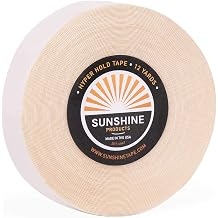 Sunshine Maximum Wear Hyper Hold Wig Tape - Hypoallergenic, No Shine, 4-6 Week Hold, 3/4" x 12 YDS