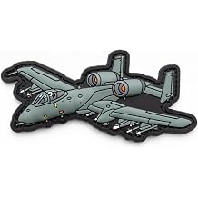 Patch Force Air Force A-10 Warthog USAF 3D PVC Rubber Patch - 3.25 x 1.5 inch Hook Fastener P2109
