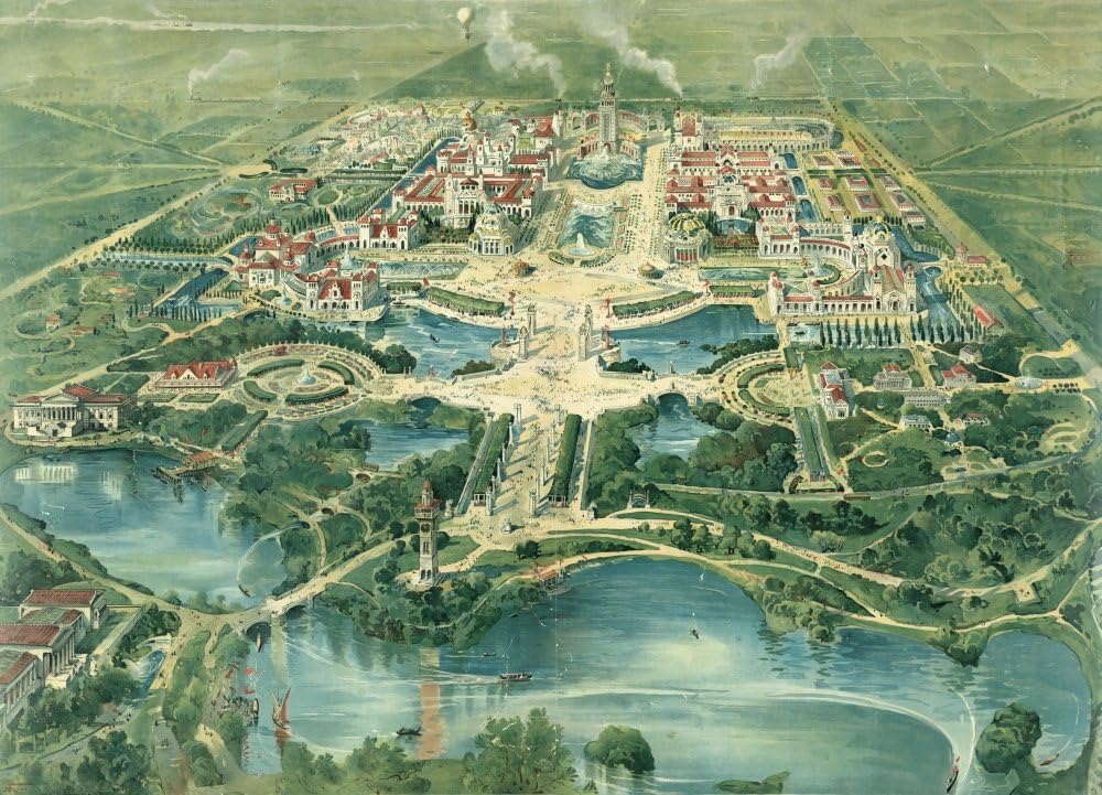 Pan-American Exposition Nbirdseye View Of The Pan-American Exposition In Buffalo New York Illustration 1901 Poster Print by (18 x 24)