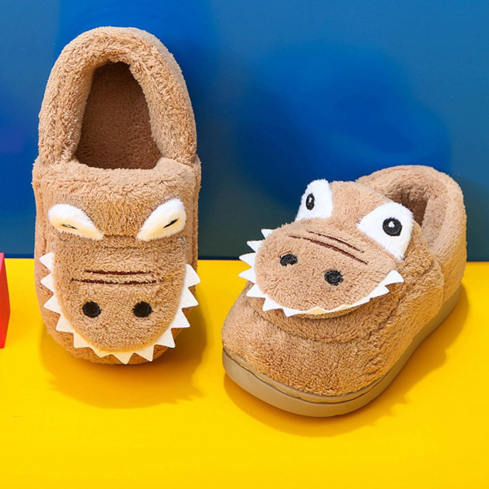 Pantuflas Otoño Invierno con Diseño Animal Cómodas Ligeras Plana Cálidas