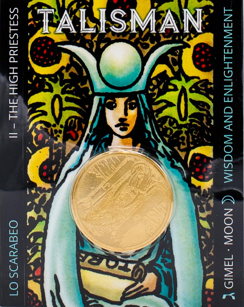 Tarot Talisman II - the High Priestess: Wisdom and Enlightenment Gimel : Moon Misc. Supplies – 17 Aug. 2022