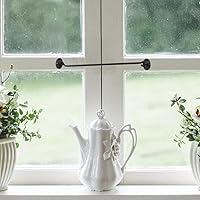 Vista 9 de DOITOOL Pestillo de gancho y ojal de 12 pulgadas, color negro, resistente, acero inoxidable sólido, para cercas de madera o puertas de metal