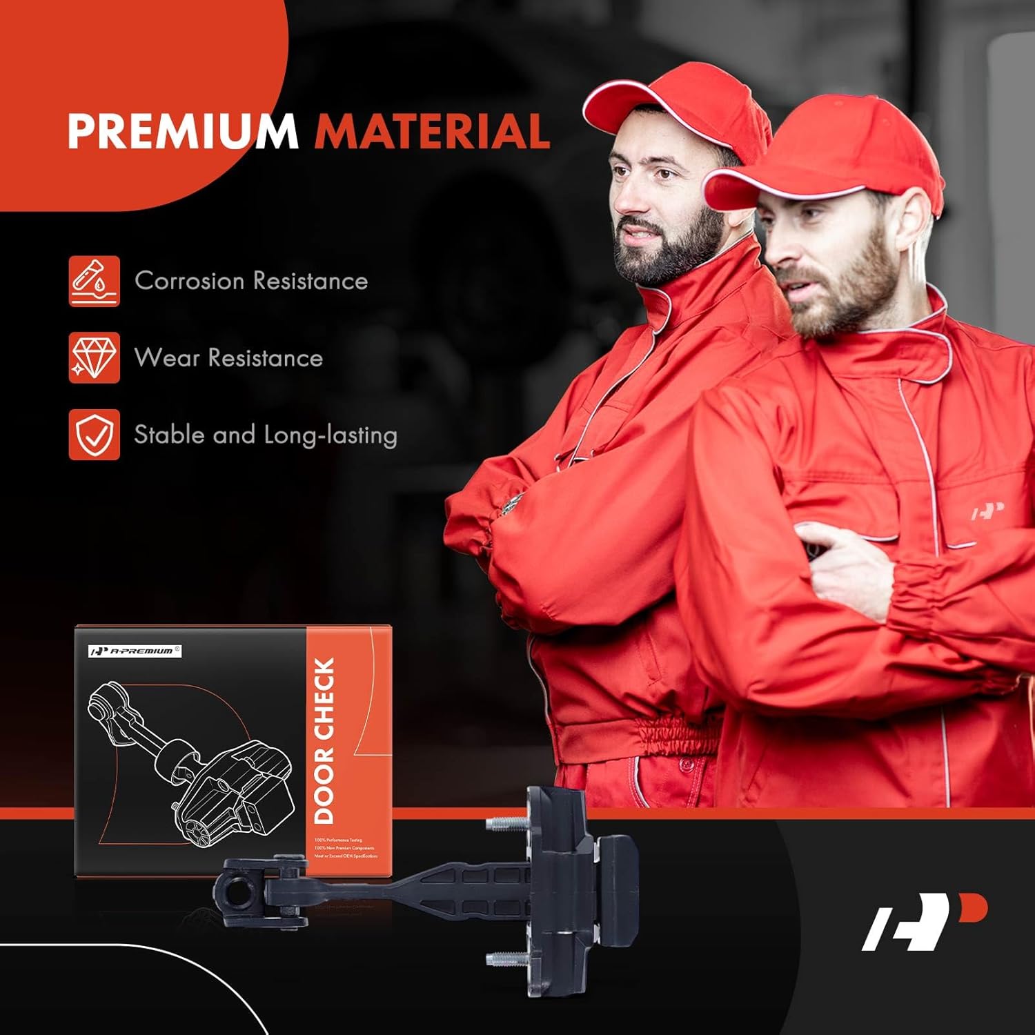 A-Premium Front Left or Right Door Check Strap Stopper Compatible with Ford Ranger 2019 2020 2021 2022, Replace# KB3Z2123552B