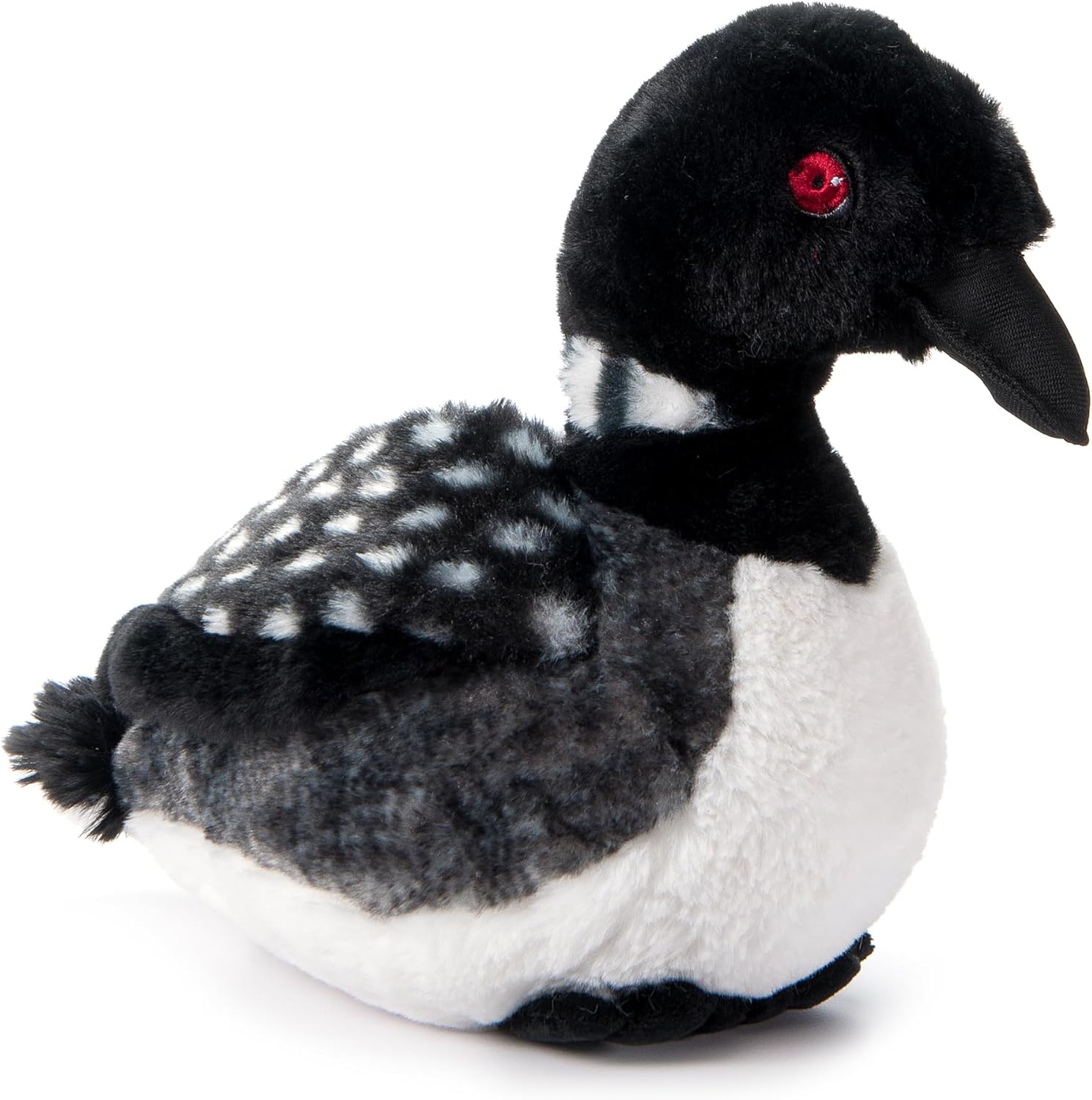 The Petting Zoo Loon Stuffed Animal Plushie, Gifts for Kids, Earth Keeperz Wildlife Animals, Zoologee Black Loon Plush Toy, 12 inches