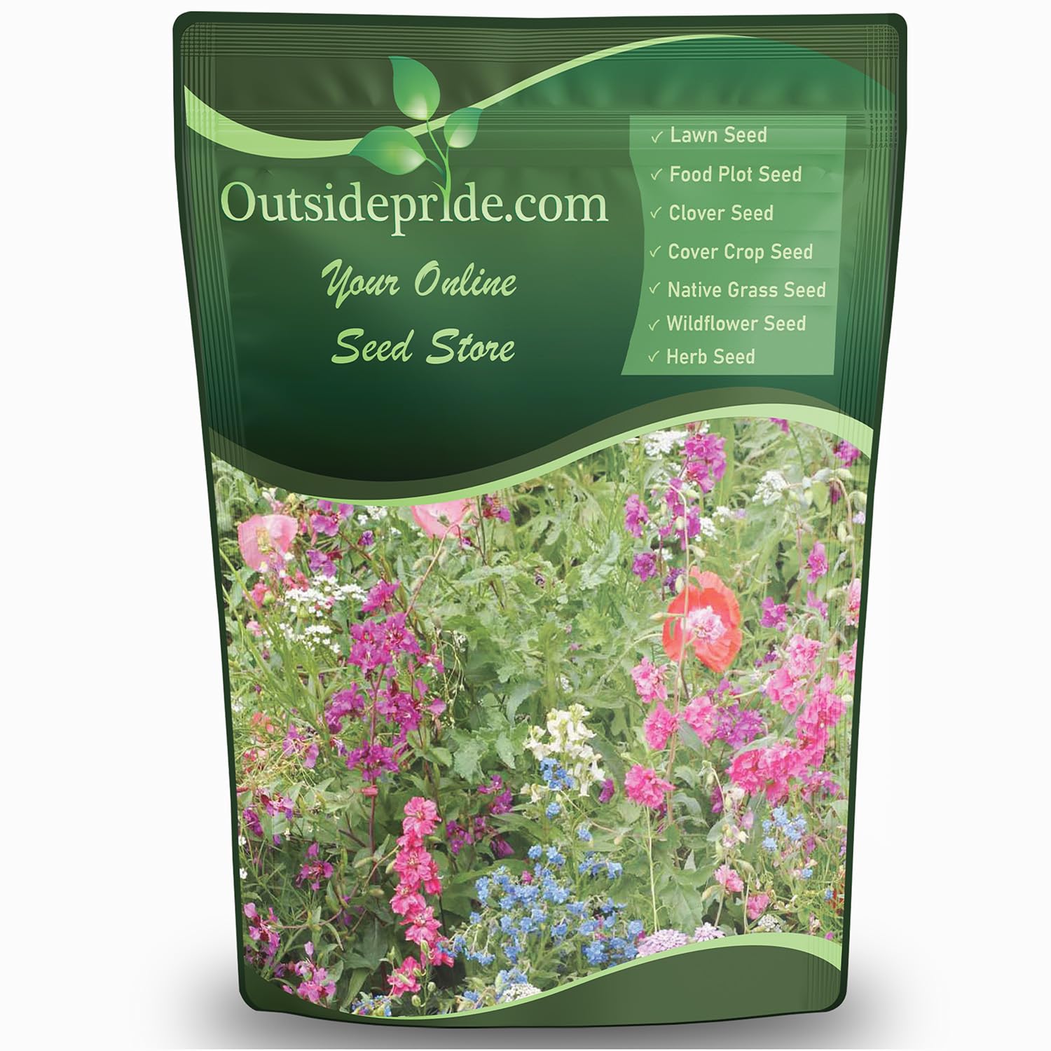 Outsidepride Partial Shade Wild Flower Seed Mix