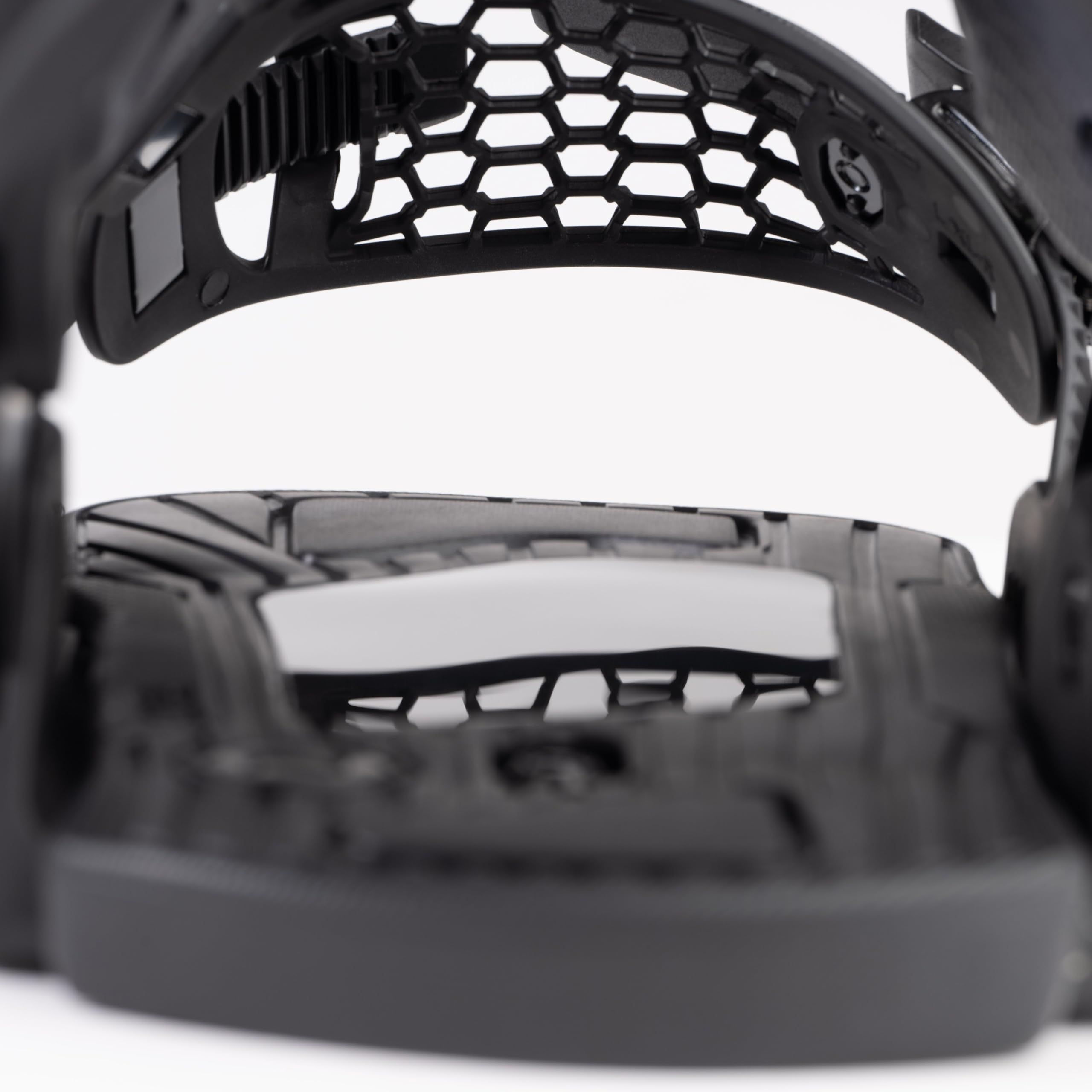 Nidecker Flow Fuse Hybrid Snowboard Bindung Dual-Entry System mit Hybrid-Strap & glasfaserverstärkter Nylonbasis