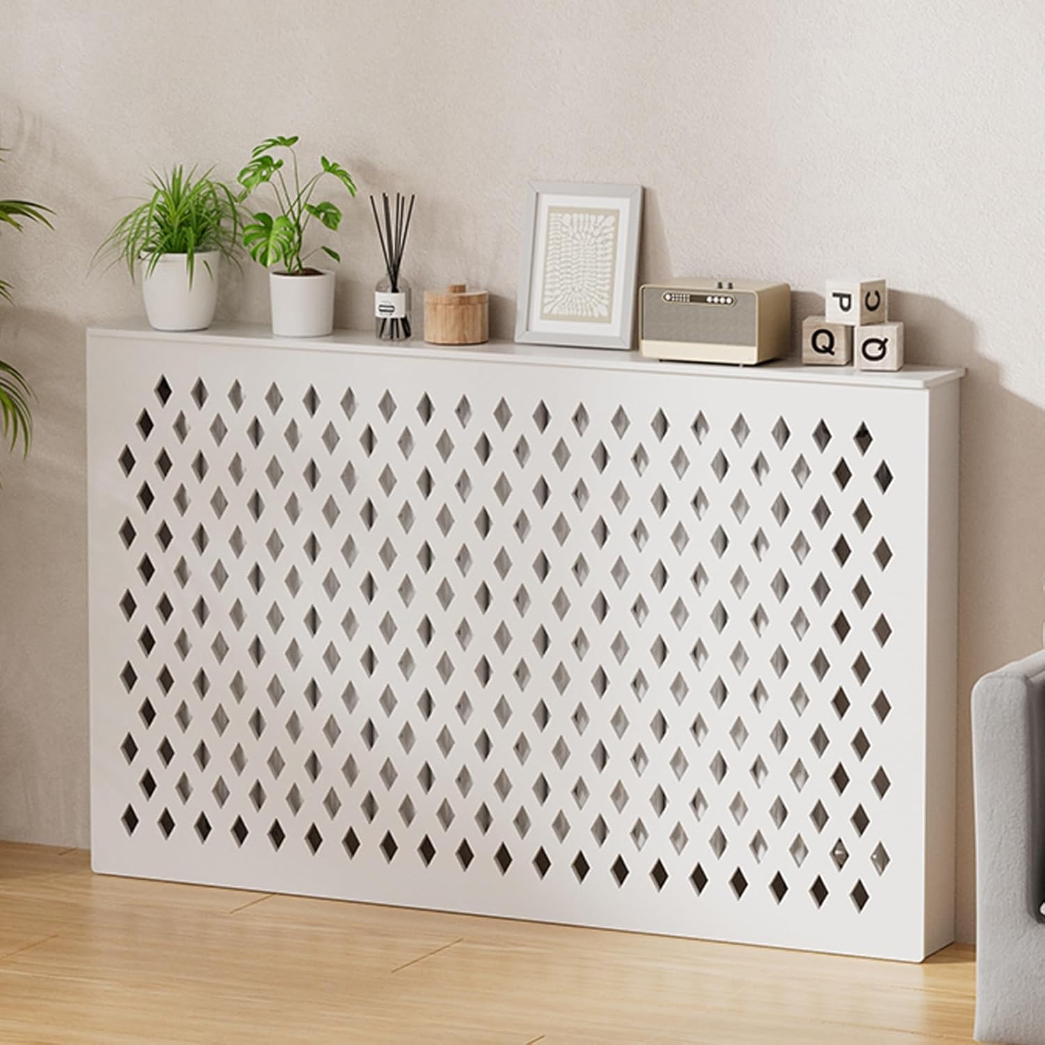 Radiator Cap, Heater Cover, Baseboard Heat Covers, for Home Shop Kichen Office Living Room Hallway, Shields Pipes, for Improved Décor(70x80x20cm/27x31x8in)