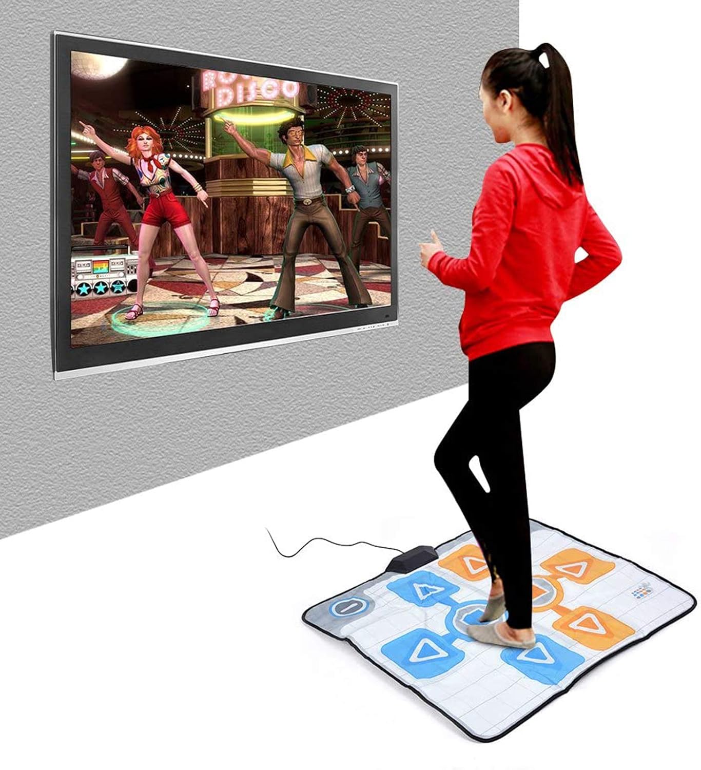 Wgwioo Dance Mat, Double Person Dancing Pad Non-Slip Dancing Blanket for Nintendo Wii Console Game, for Office Workers,Housewives,Students : Video Games