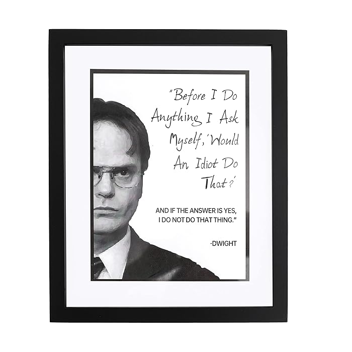 Buy The Office Gifts Dwight Schrute The Office Poster with Frame 8x10
