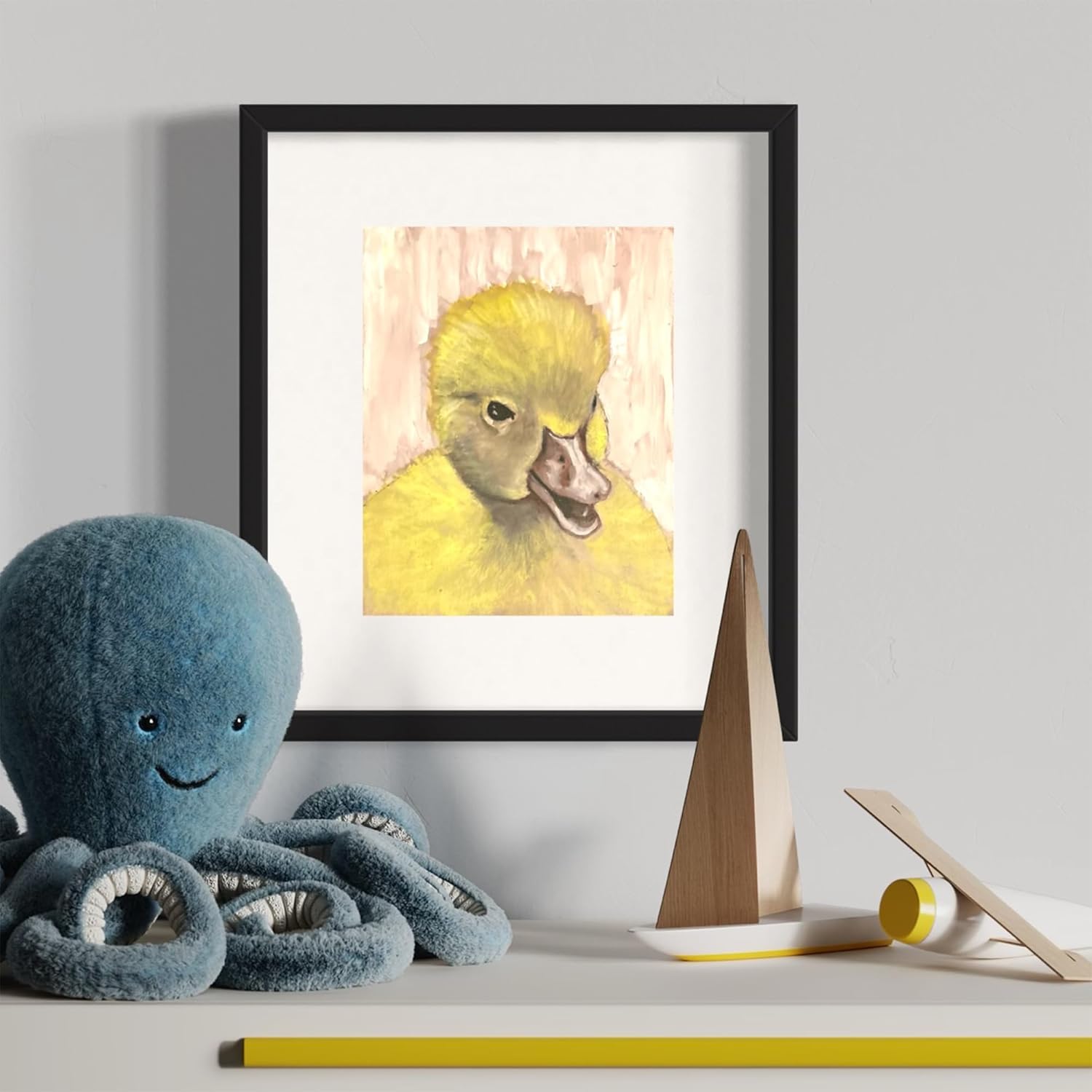 Painting4Real DIY Art Painting Kit for Adults with Video Tutorials – Learn to Paint Baby Duck - 9 Pieces Acrylic Paint Set & Art Supplies for Adults, Mother Day Gift for Mom, Women, Mens, Art Lovers