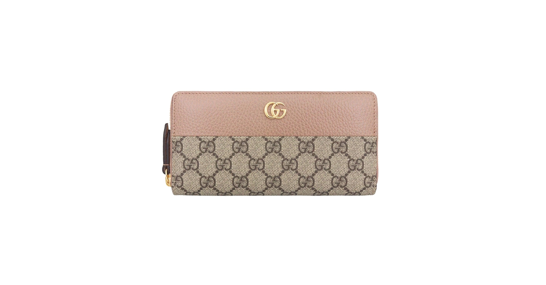 GUCCI GGロゴ ピンク レザー 長財布 Gucci ピンク レザー 長財布 GGロゴ