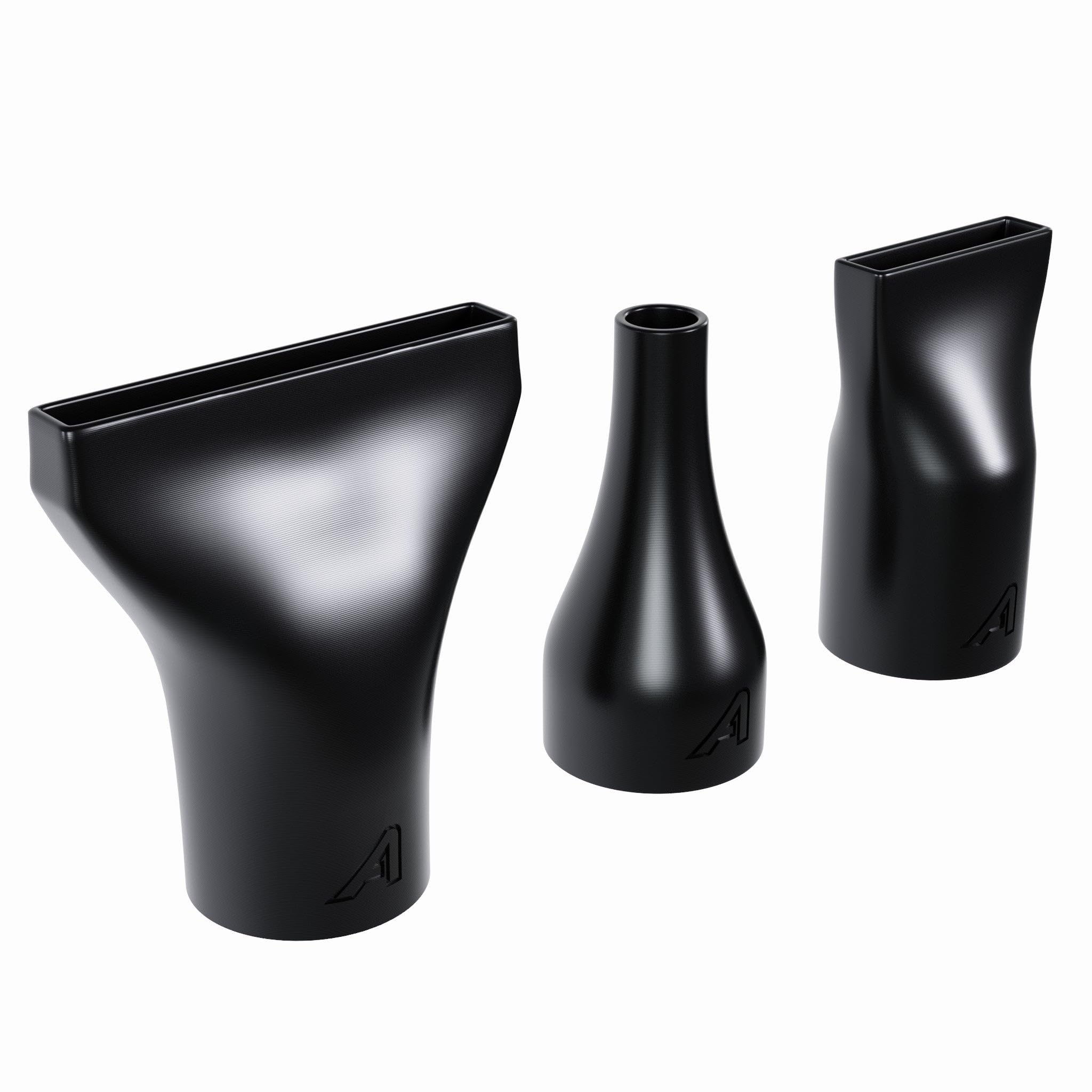 AutoSiliconeHoses.com Stubby Booster Nozzle Adapters For DeWalt Blower DCV100-3 Piece Kit