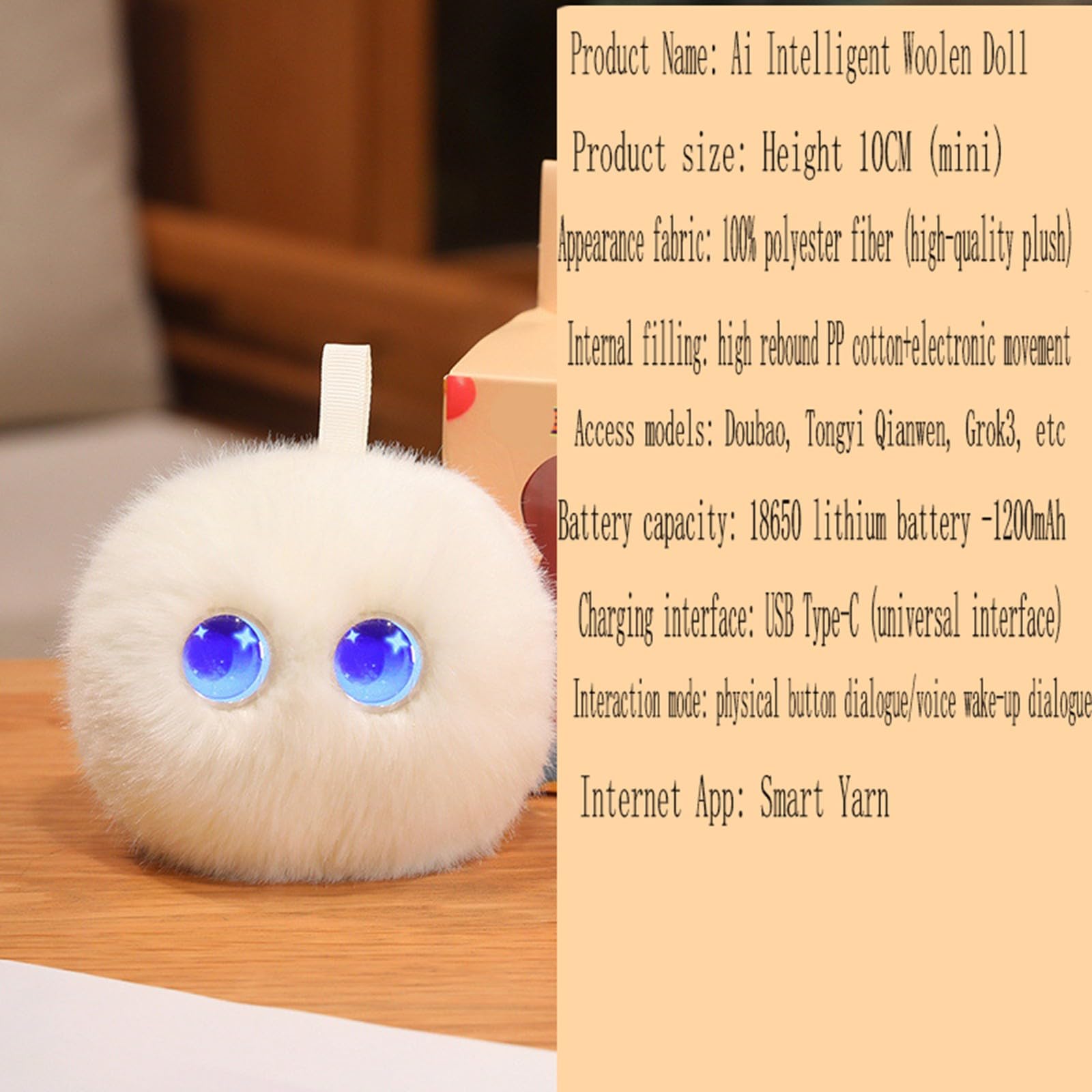Marca Peluche Interactivo Electrónico Juguete Inteligente para Niños con Sonido Música y Luces Cuentos y Canciones Infantiles B