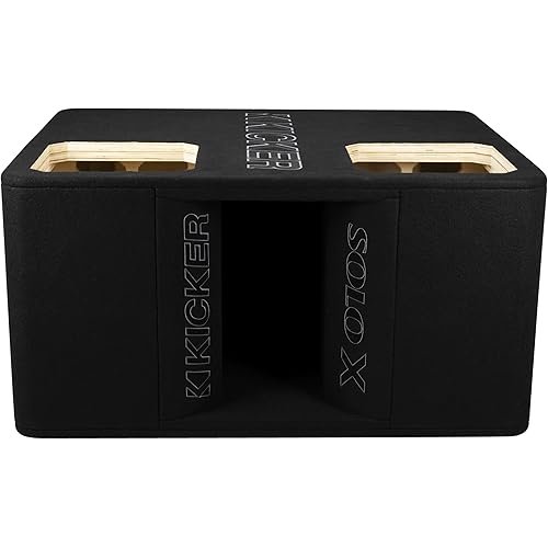 KICKER 49DUL7X12 Dual 12” SoloX L7X Unloaded Enclosure