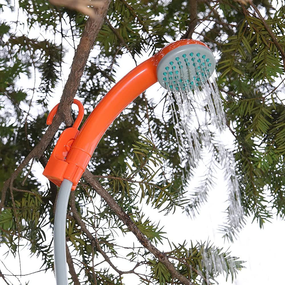 Cocoarm Douche de Camping Douche Portable Rechargeable pour Le Camping, USB Charge électrique Portable Douche de Camping pour Le Nettoyage de la Voiture de Voyage (Douche)