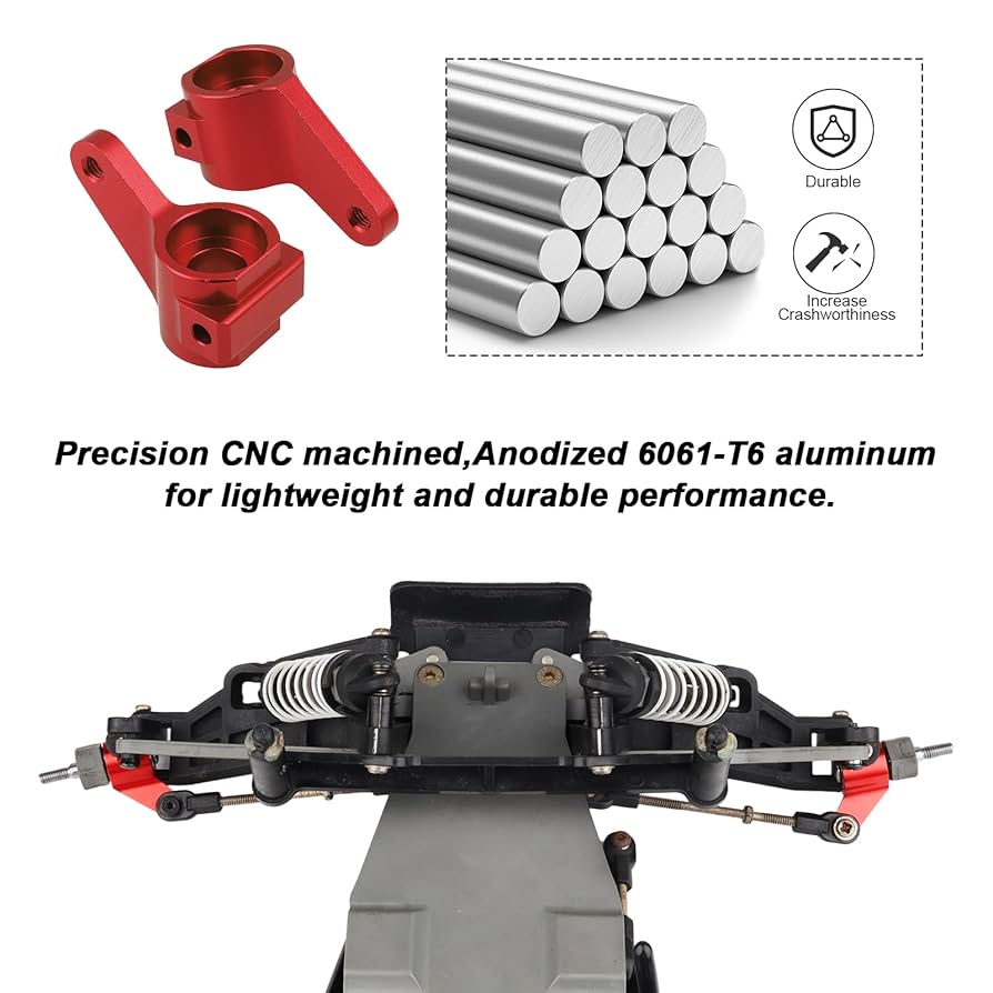L BUILD ムラマサブラスター Amazon.com: Hobbypark Aluminum Front Steering Blocks Upgrade