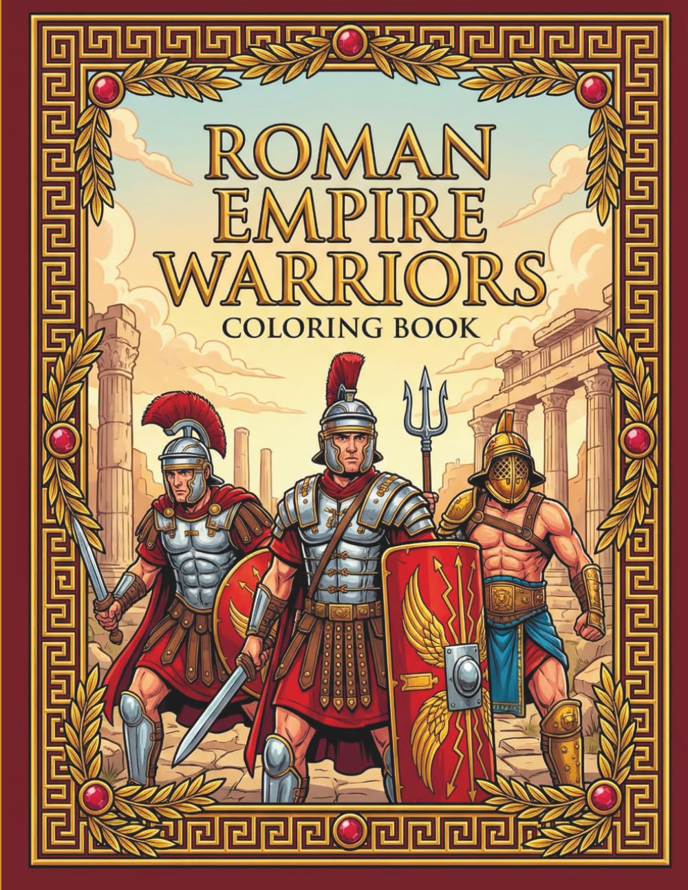 Roman Empire Warriors Coloring Book