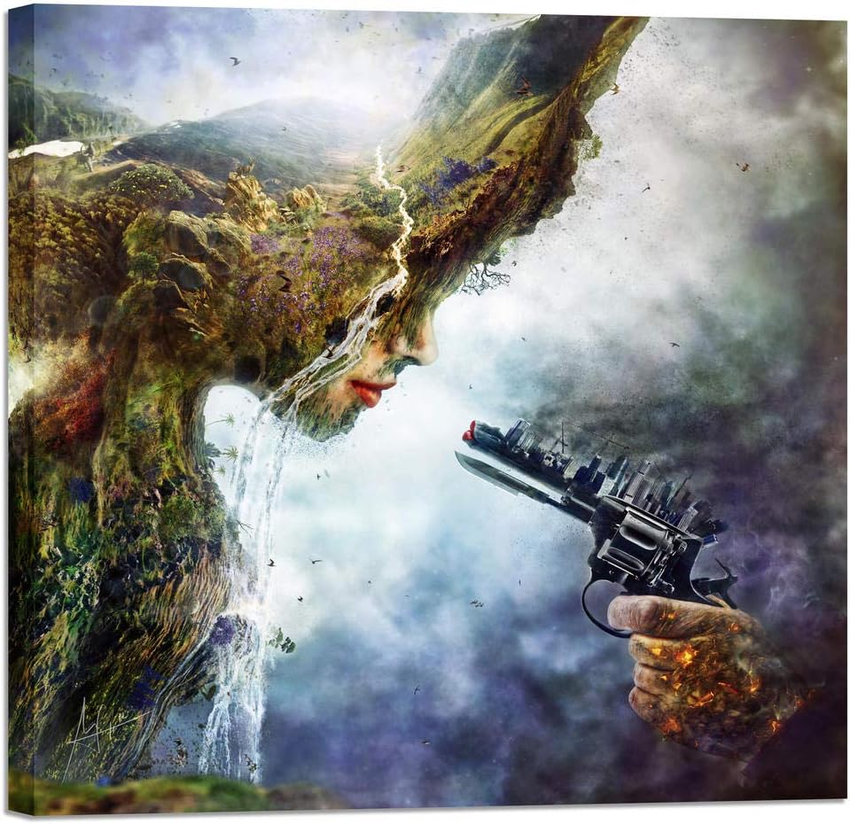 Cortesi Home 'Betrayal' by Mario Sanchez Nevado, Canvas Wall Art, 12"x12"