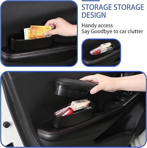 Miniatura 5 de Ajxn Reposabrazos ajustable para automóvil, 1 unidad, soporte para codo y muñecas, extensor de reposabrazos de automóvil, organizador de