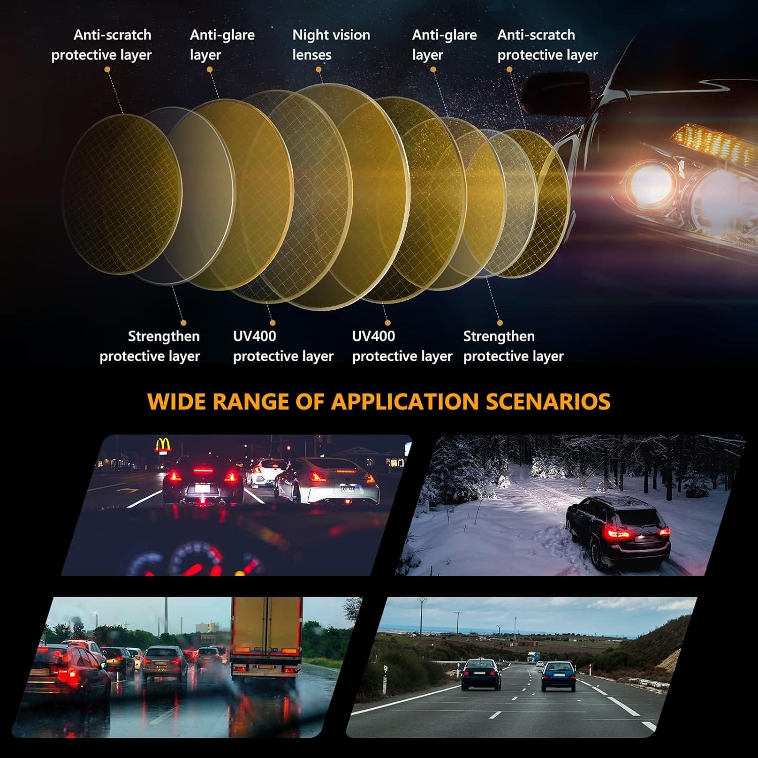 racico Blue Light Glasses for Men & Women - Mixed Material + Metal Frames with UV Protection Coating